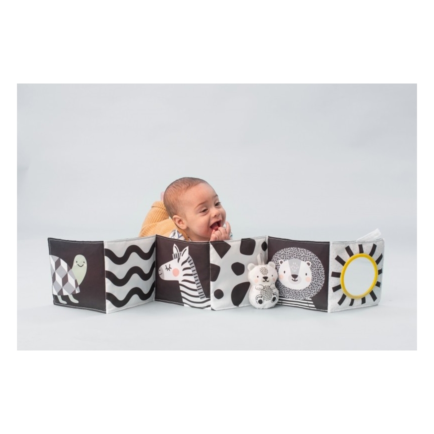 Taf Toys - Beebi pehme raamat 3in1 savanna