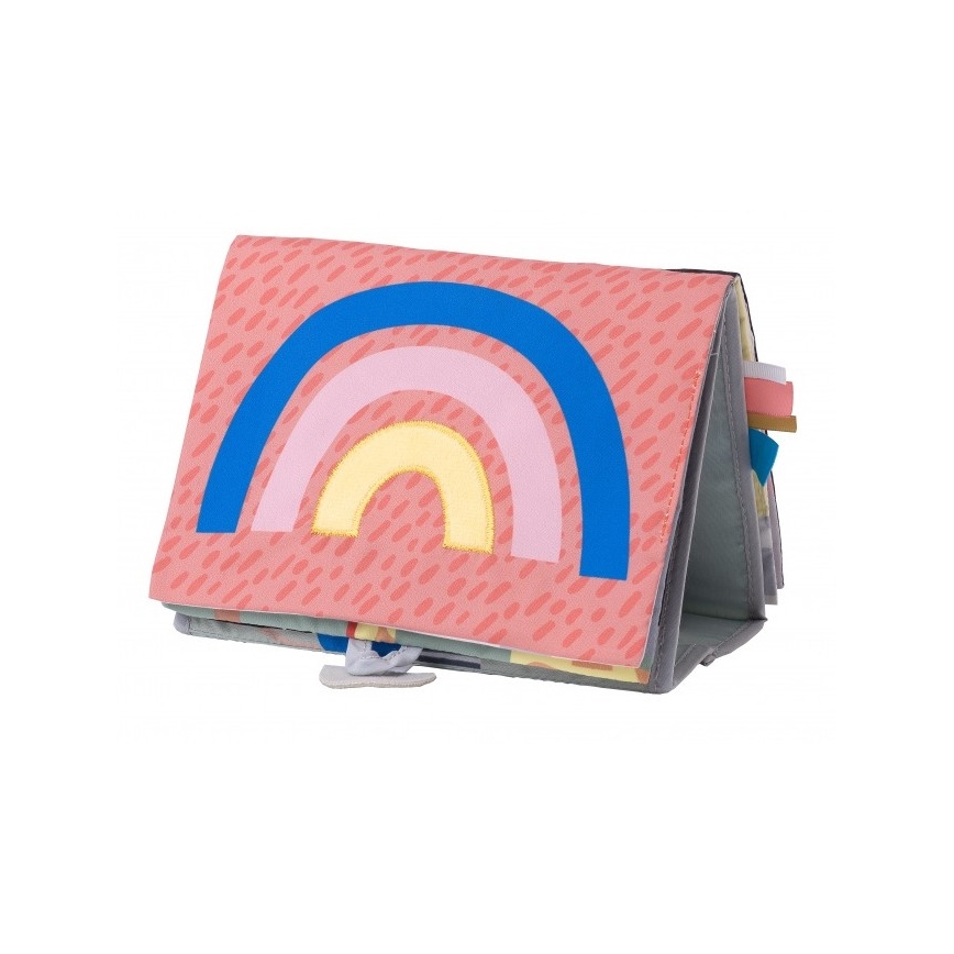 Taf Toys - Beebi pehme raamat peegliga savann