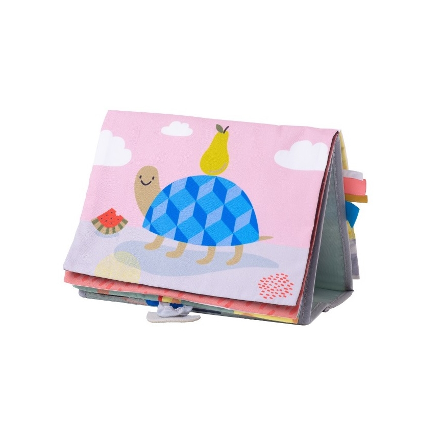 Taf Toys - Beebi pehme raamat peegliga savann