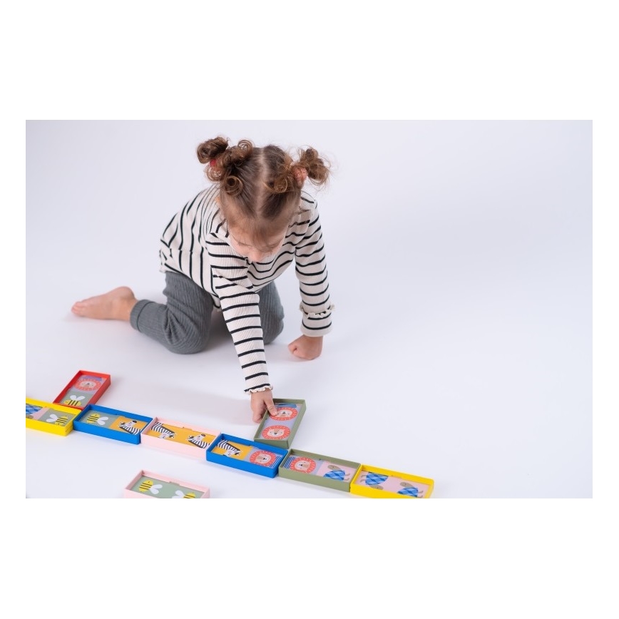 Taf Toys - Laste doomino 4in1 loomad