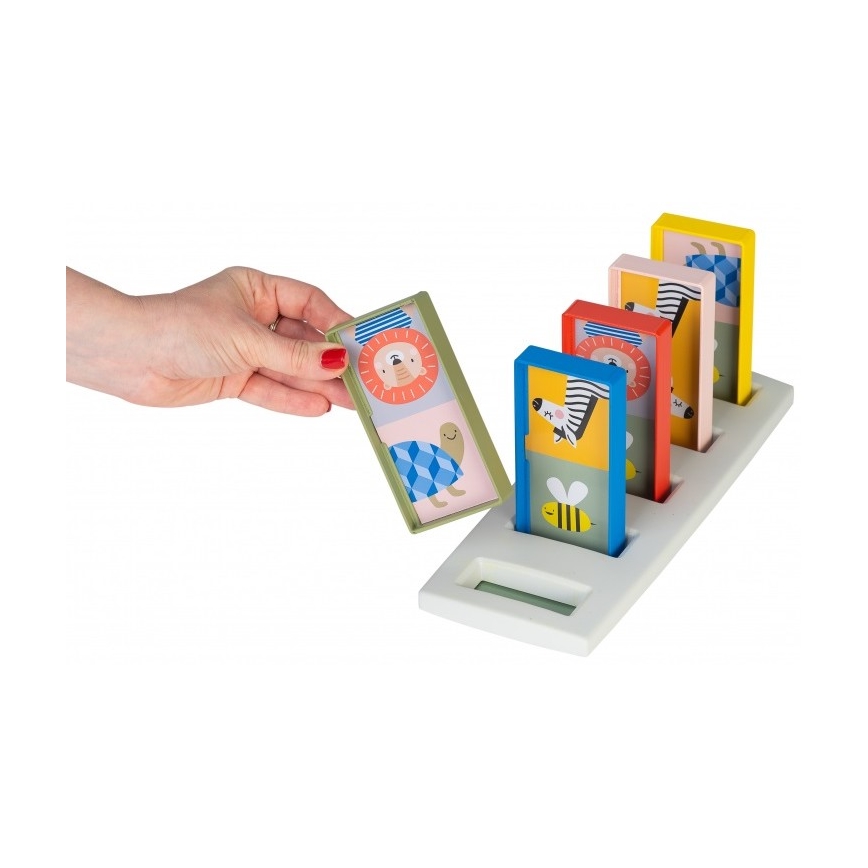 Taf Toys - Laste doomino 4in1 loomad
