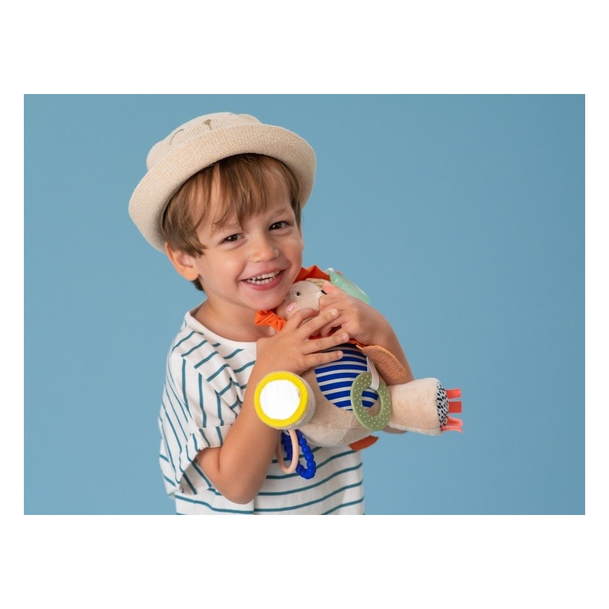 Taf Toys - Plüüsist mänguasi närimisleludega 25 cm lõvi
