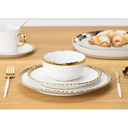 Taldrik KATI 25 cm kreemjas/kuldne