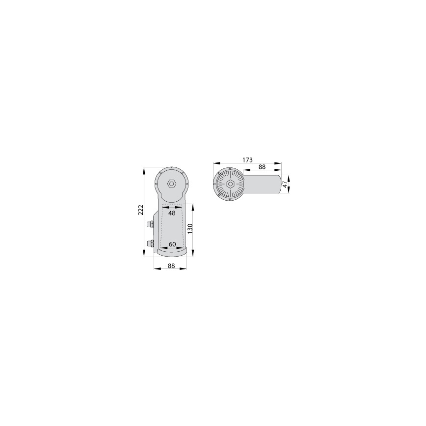 Tänavalambihoidik hall IP44