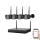 Tark kaamerasüsteem + 4x kaamera koos 2K+ sensoriga, 12V, IP65, Wi-Fi, Tuya