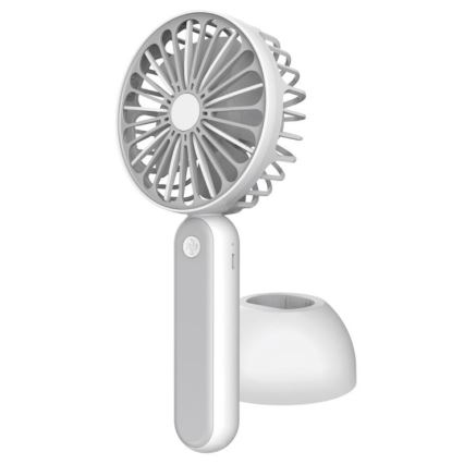 Taskuventilaator 1200 mAh / 3,7 V, USB, hall/valge