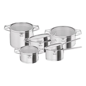 Tefal - 10-osaline NORDICA roostevabast terasest pottide komplekt