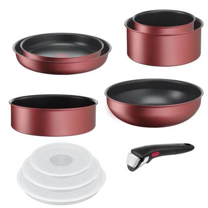 Tefal - 10-osaline pottide ja pannide komplekt INGENIO DAILY CHEF vaskne