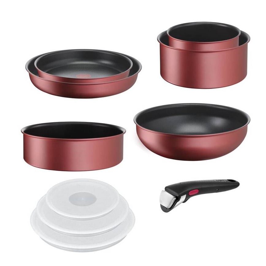 Tefal - 10-osaline pottide ja pannide komplekt INGENIO DAILY CHEF vaskne