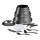 Tefal - 20-osaline kööginõude komplekt INGENIO DAILY CHEF ON must