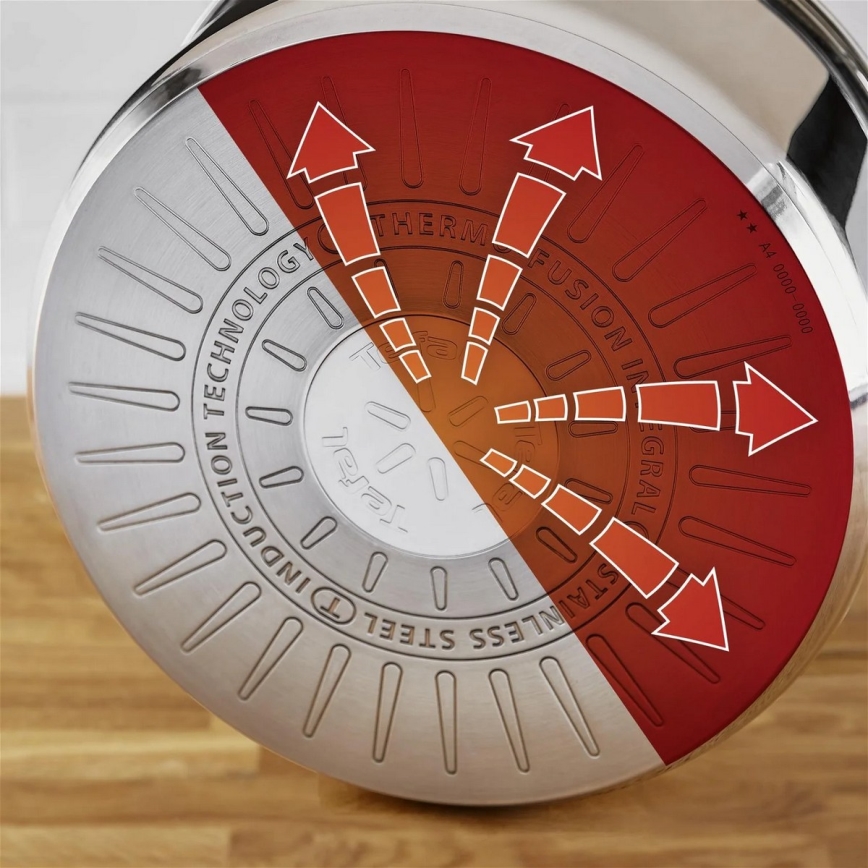 Tefal - 3-osaline DELICIOUS pottide komplekt roostevabast terasest