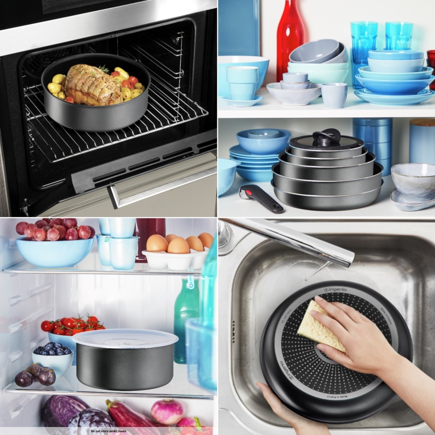 Tefal - 4-osaline INGENIO XL FORCE kööginõude komplekt