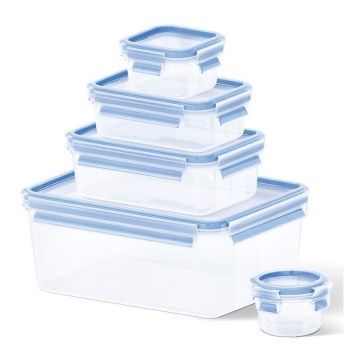 Tefal - 5-osaline toiduanumite komplekt MASTER SEAL FRESH sinine
