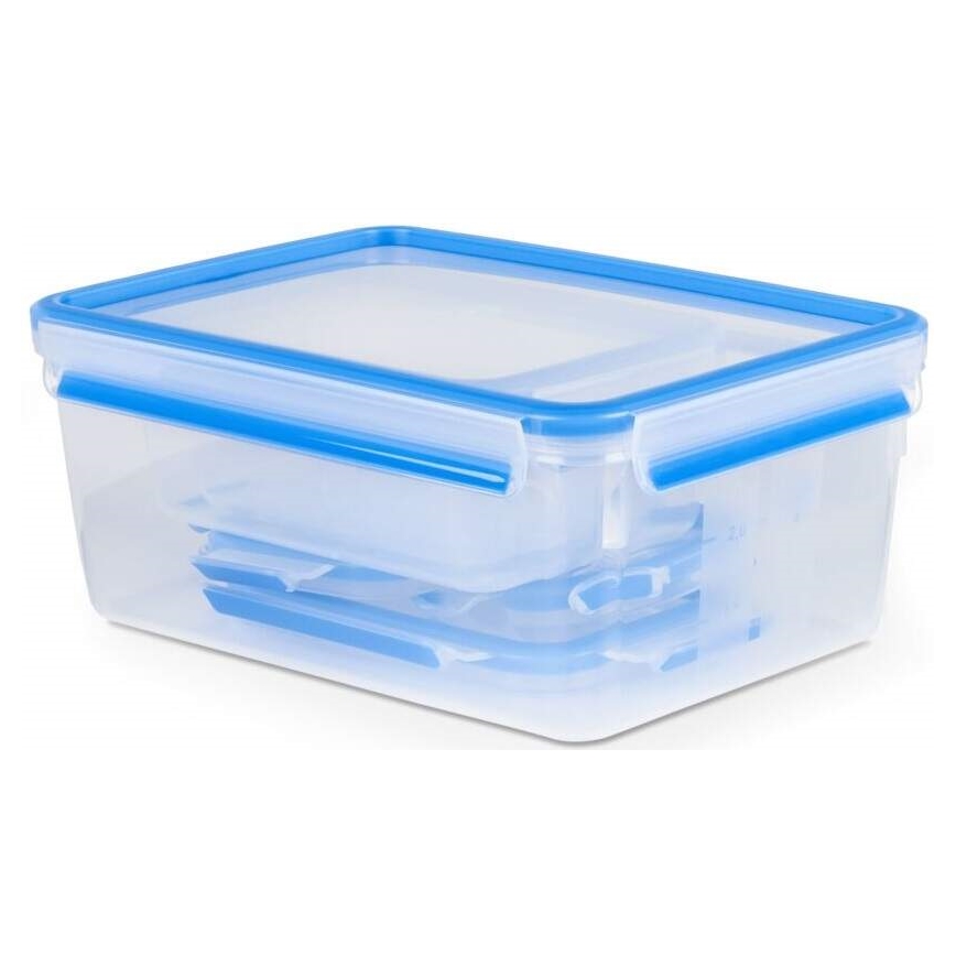 Tefal - 5-osaline toiduanumite komplekt MASTER SEAL FRESH sinine