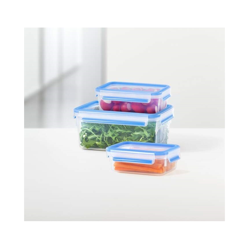 Tefal - 5-osaline toiduanumite komplekt MASTER SEAL FRESH sinine