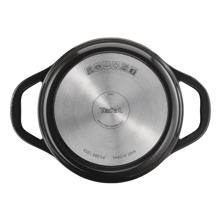 Tefal - Ahjunõu kaanega AIR 20 cm antratsiit