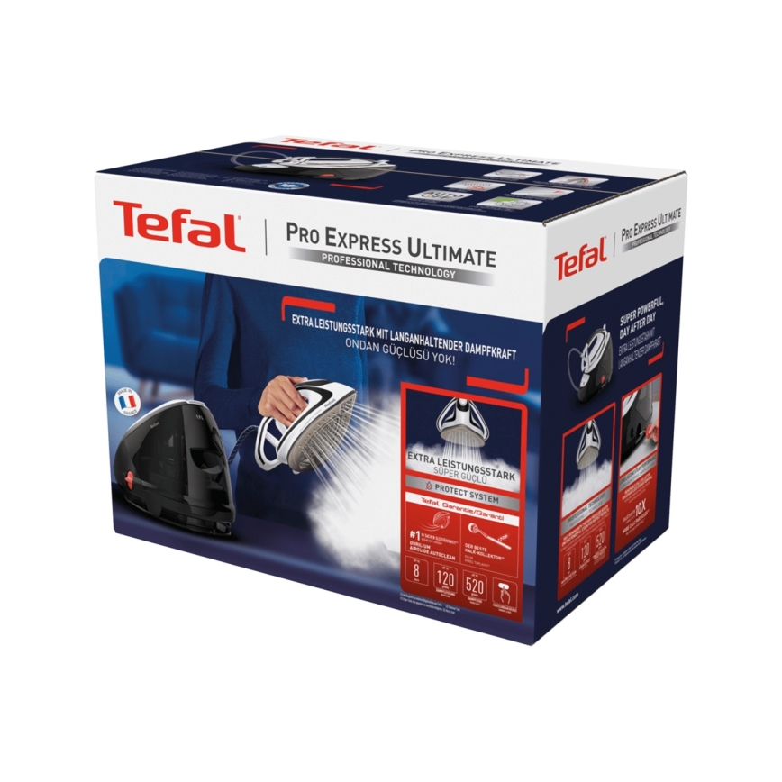 Tefal - Aurugeneraator EXPREEE ULTIMATE 2600W/230V must/valge