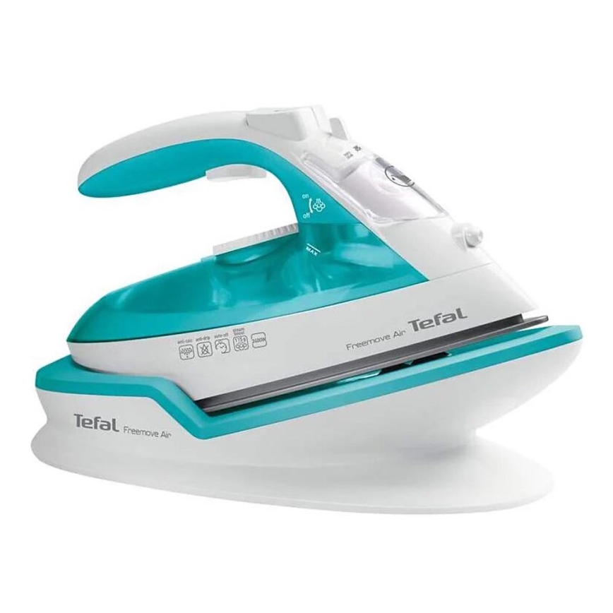 Tefal - Aurutriikraud FREEMOVE AIR 2400W/230V valge/türkiis