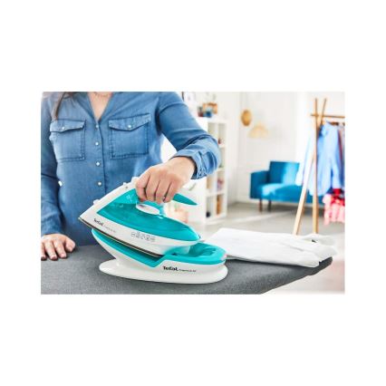 Tefal - Aurutriikraud FREEMOVE AIR 2400W/230V valge/türkiis