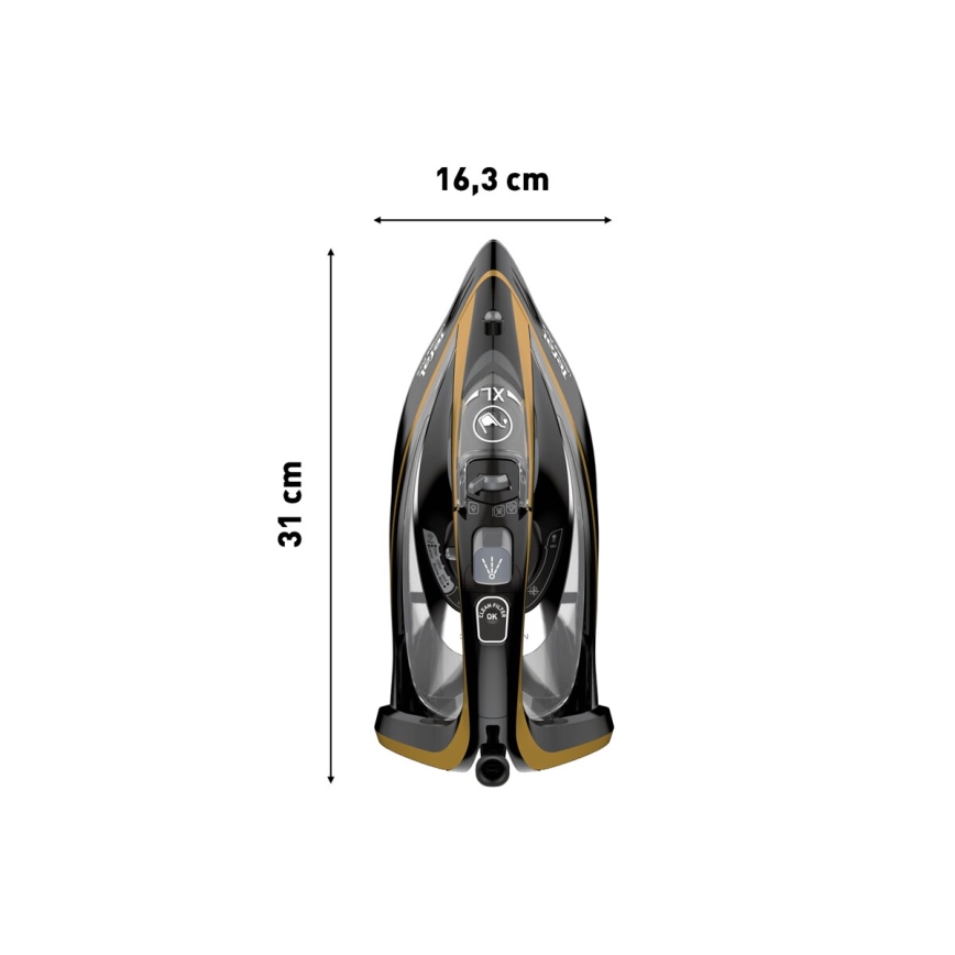 Tefal - Aurutriikraud ULTIMATE PURE 3000W/230V kuldne/must