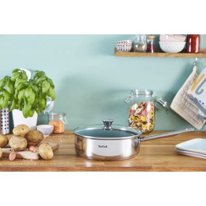 Tefal - COOK EAT 24 cm sügav pann koos kaanega