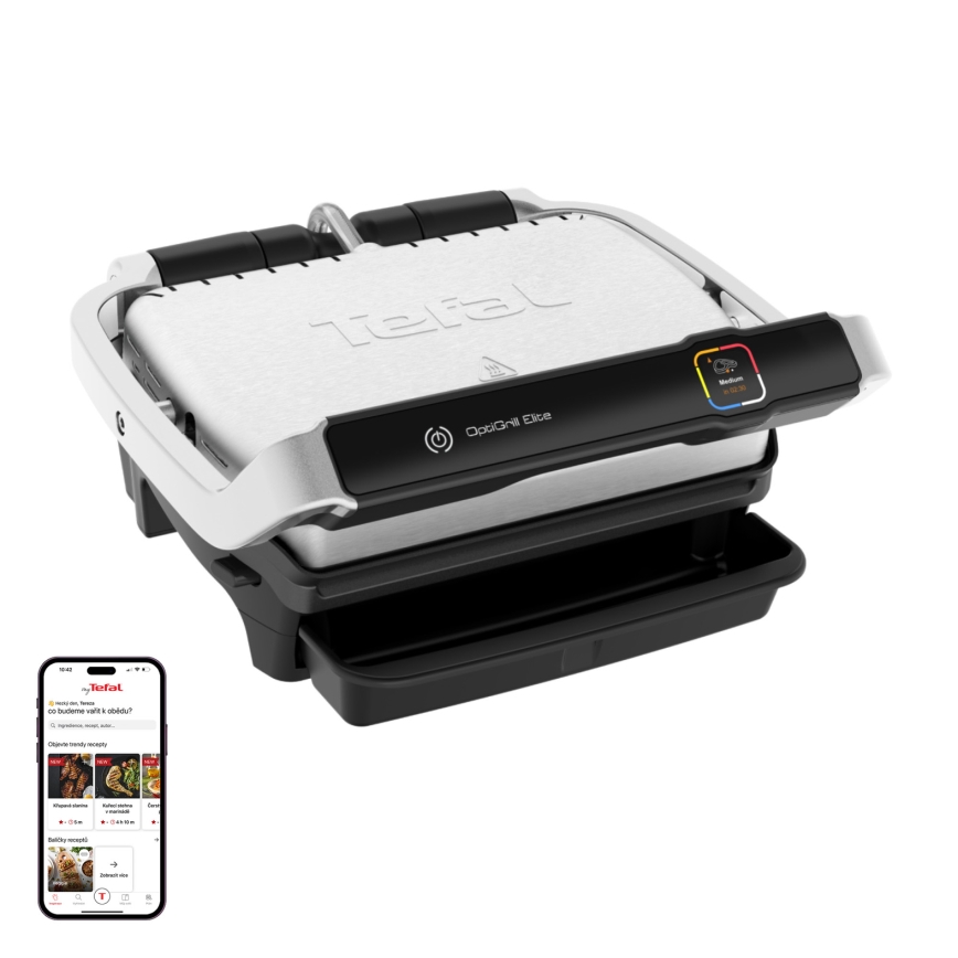 Tefal - elektrigrill OPTIGRILL ELITE 2000 W/230 V