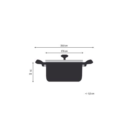Tefal - EXTREME 16 cm pott koos kaanega