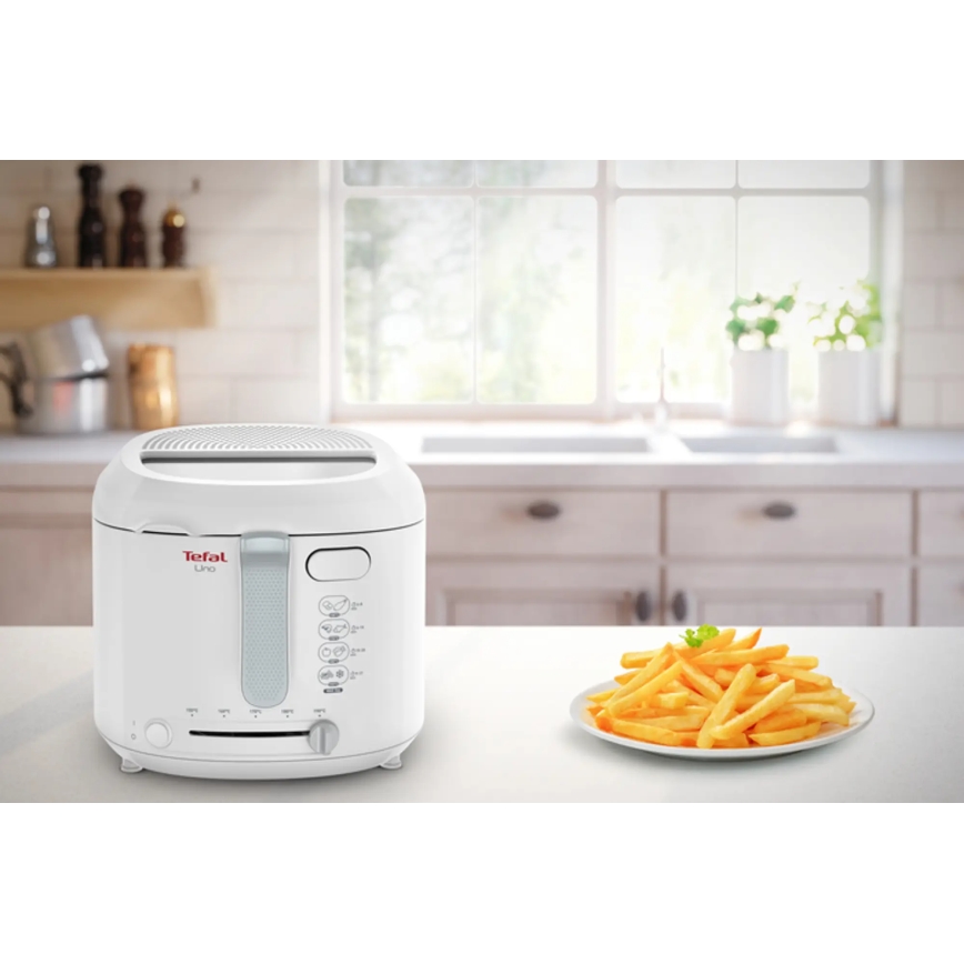 Tefal - Fritüür 1,8 l FRY UNO 1475W/230V valge