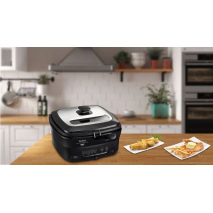 Tefal - Fritüür 2 l VERSALION DE LUXE 7in1 1600W/230V must