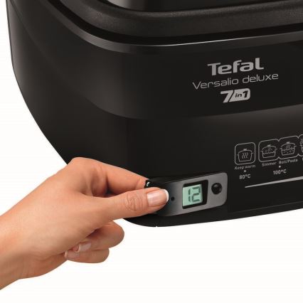 Tefal - Fritüür 2 l VERSALION DE LUXE 7in1 1600W/230V must