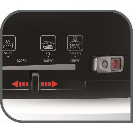 Tefal - Fritüür 2 l VERSALION DE LUXE 7in1 1600W/230V must