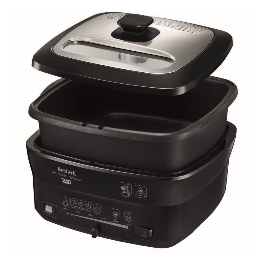 Tefal - Fritüür 2 l VERSALION DE LUXE 7in1 1600W/230V must