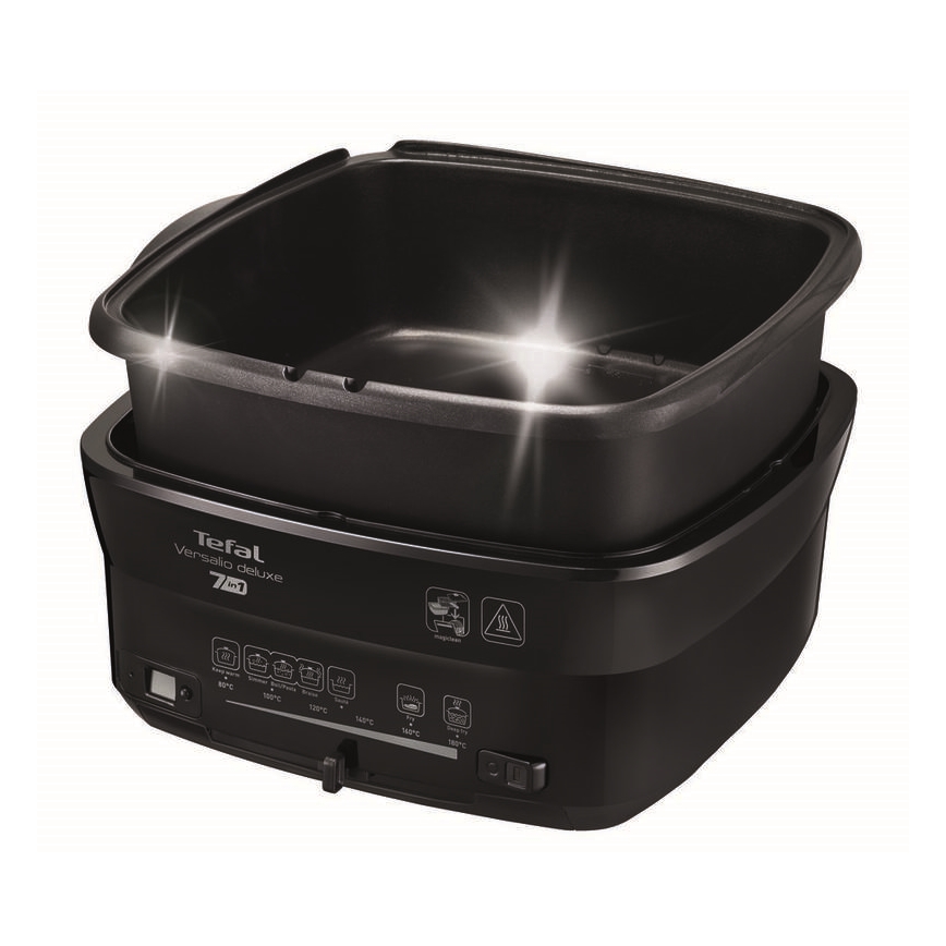 Tefal - Fritüür 2 l VERSALION DE LUXE 7in1 1600W/230V must