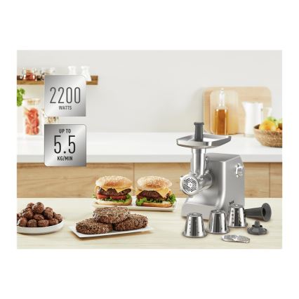 Tefal - Hakklihamasin 8in1 2200W/230V hõbedane