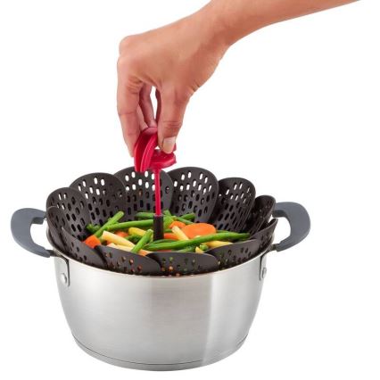 Tefal - INGENIO aurutuskorv must/punane