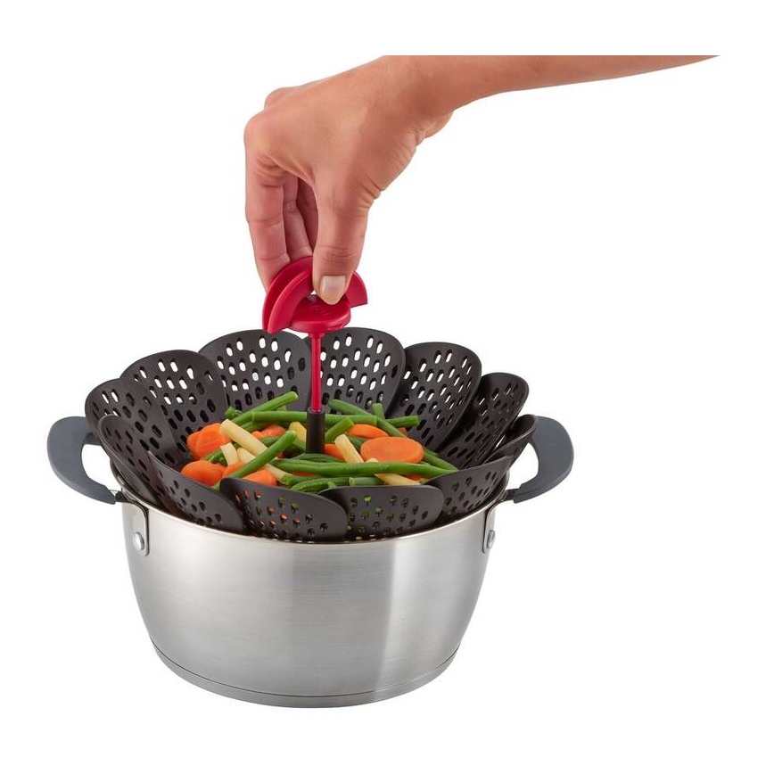Tefal - INGENIO aurutuskorv must/punane