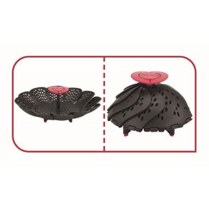 Tefal - INGENIO aurutuskorv must/punane