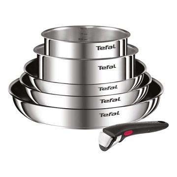 Tefal - INGENIO COOK 6-osaline roostevabast terasest kööginõude komplekt