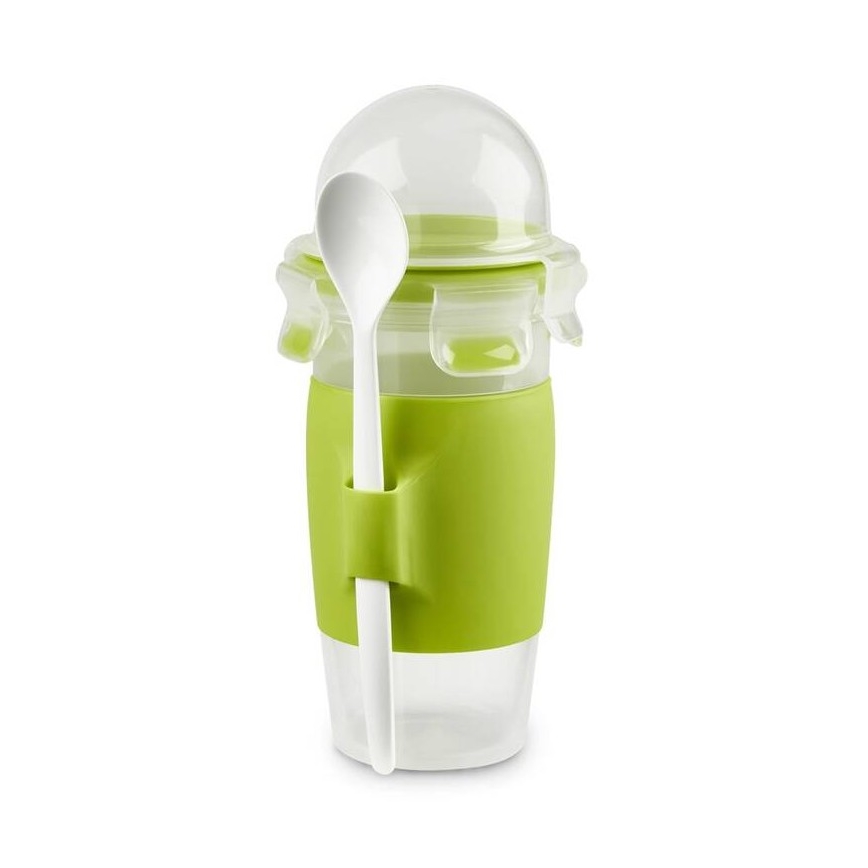 Tefal - Jogurtipurk koos lusikaga 0,45 l MASTER SEAL TO GO roheline