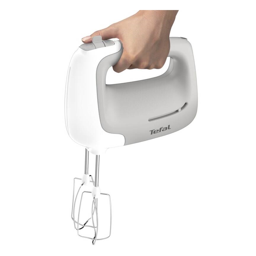 Tefal - Käsimikser PREP'MIX+ 450W/230V hall/valge