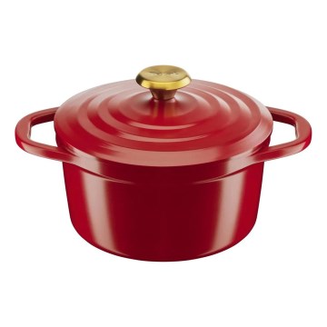 Tefal - Kastrul kaasiga AIR 20 cm punane