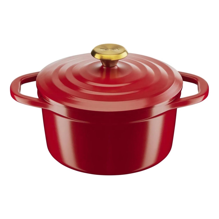 Tefal - Kastrul kaasiga AIR 20 cm punane
