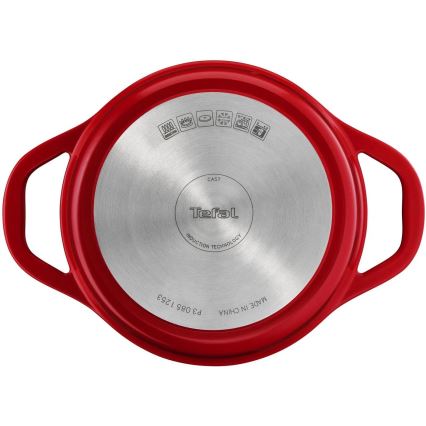Tefal - Kastrul kaasiga AIR 20 cm punane