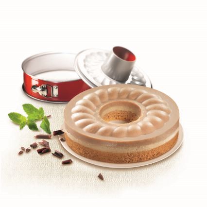 Tefal - Kokkupandav vorm Savarin DELIBAKE 27 cm punane