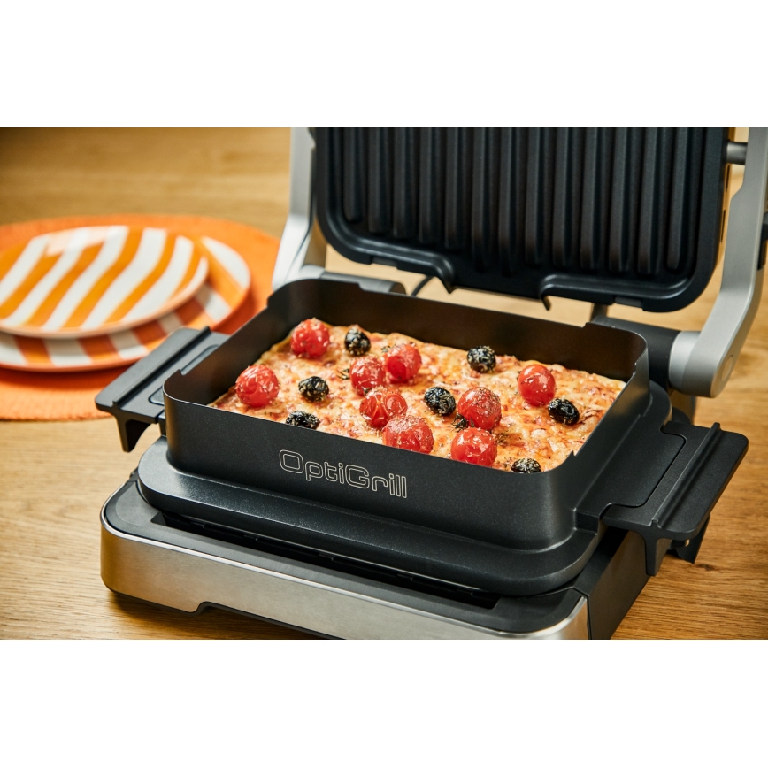 Tefal - Kontaktgrill OPTIGRILL 2100W/230V mattkroom