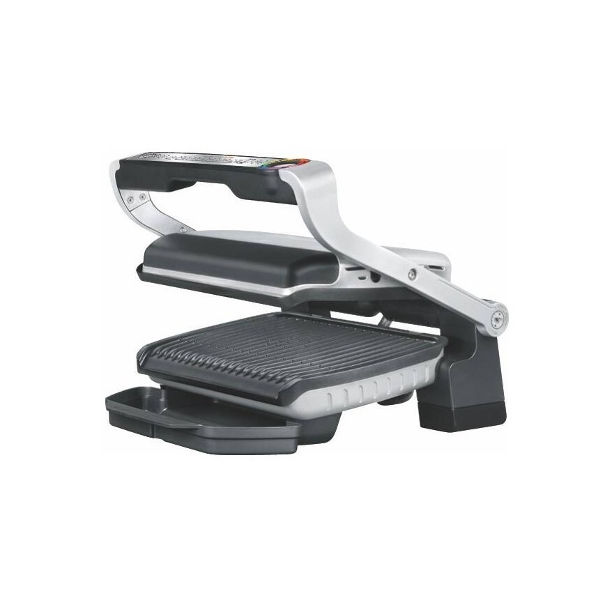 Tefal - Kontaktgrill OPTIGRILL+ INOX WAFFLES 2000W/230V must/kroom