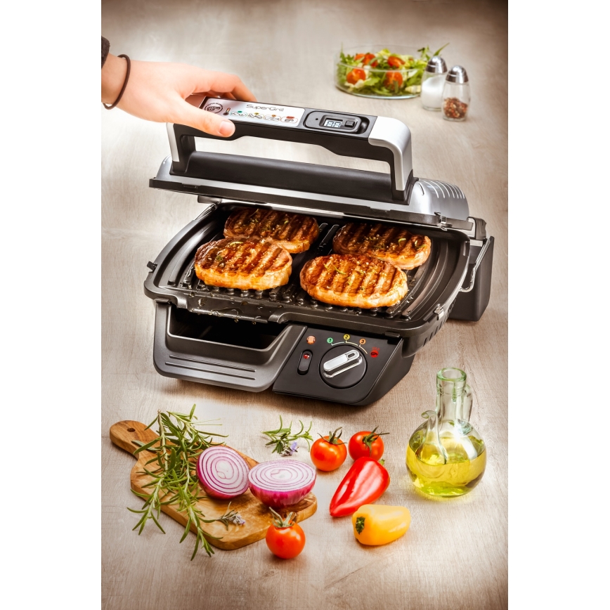 Tefal - Kontaktgrill SUPERGRILL 2000W/230V