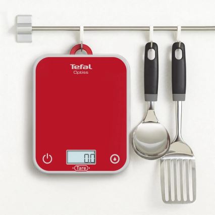 Tefal - Köögikaal OPTISS 2xAAA punane