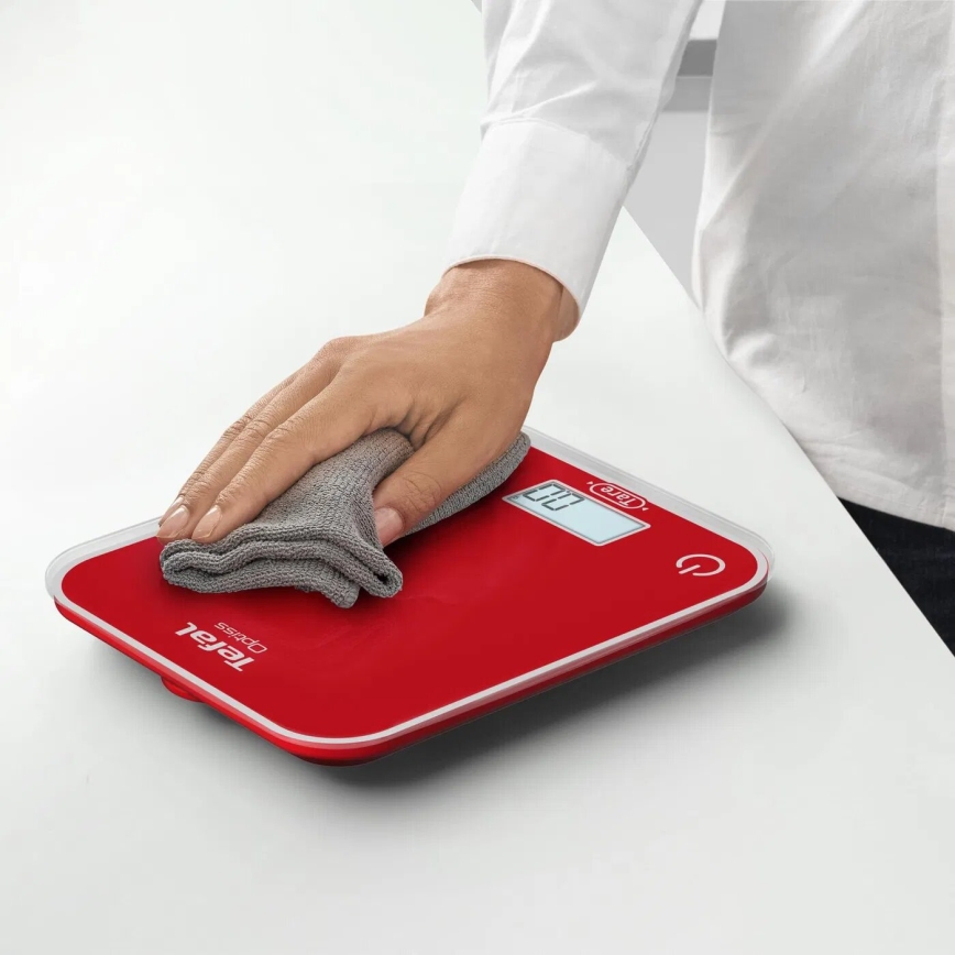 Tefal - Köögikaal OPTISS 2xAAA punane