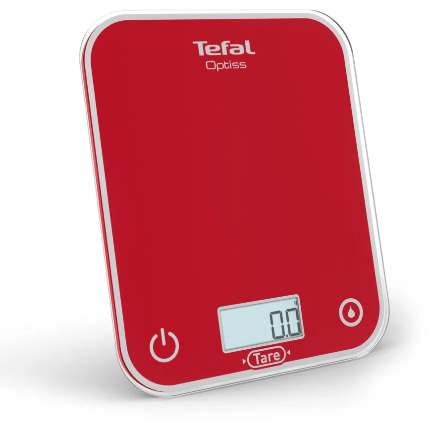 Tefal - Köögikaal OPTISS 2xAAA punane